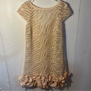 Jessica Simpson mesh sequin dress